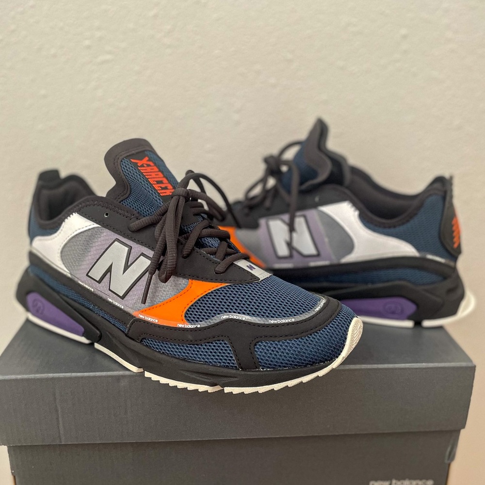 New Balance ~ X Racers ~ Mens size 9.5 ~ Black/Grey ~ Brand New!